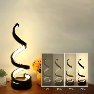 Spiral LED Table Lamp