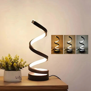 Spiral LED Table Lamp