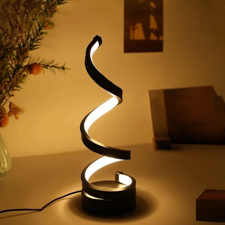 Spiral LED Table Lamp