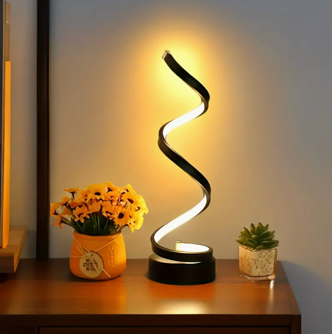 Spiral LED Table Lamp