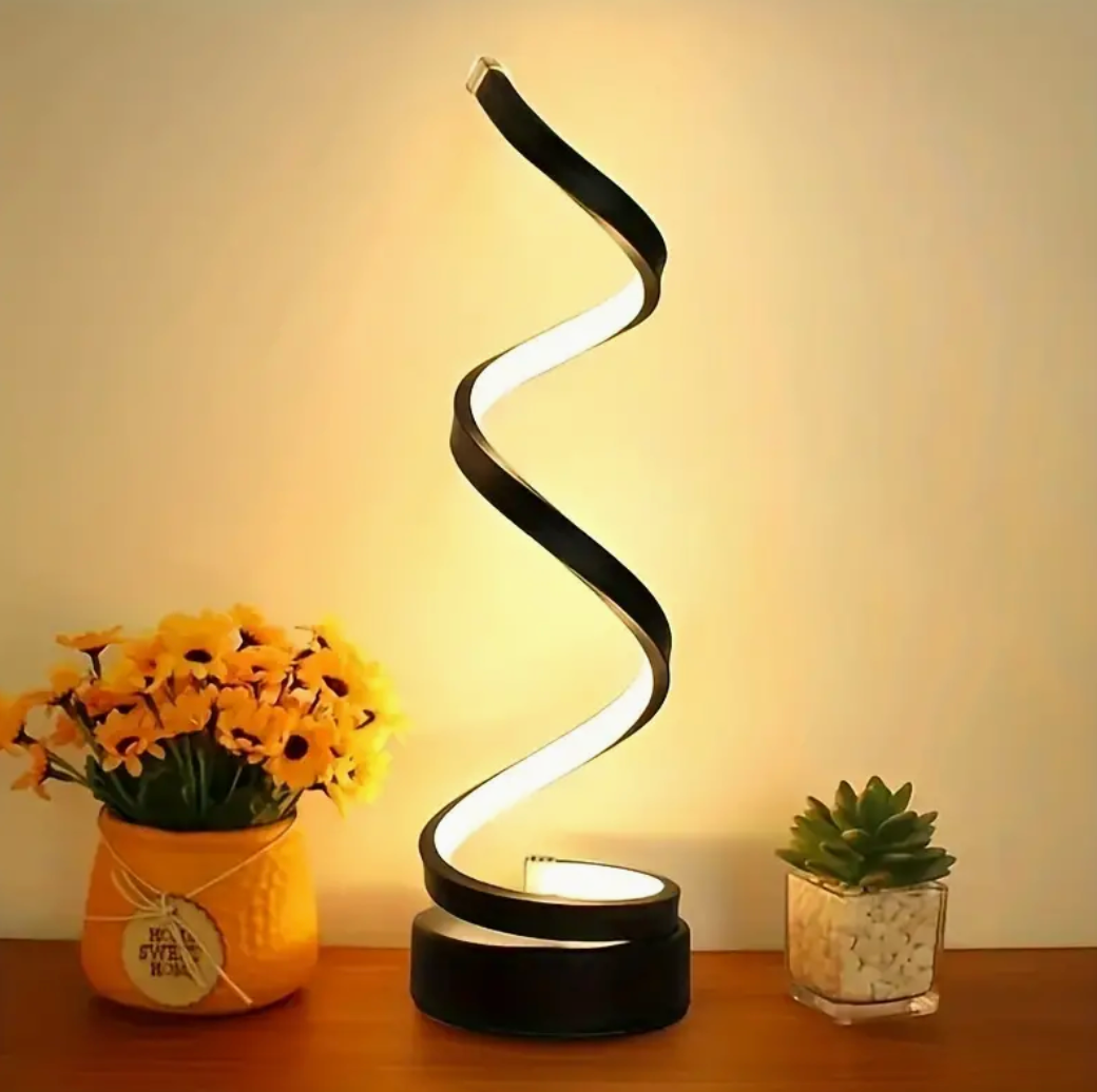 Spiral LED Table Lamp