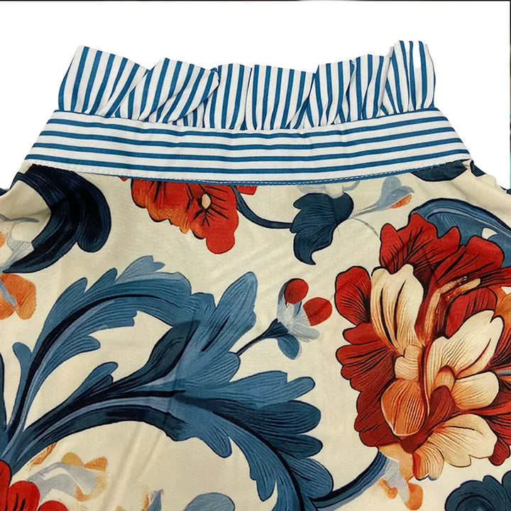 MARLOWE™ – Baroque Floral Blouse