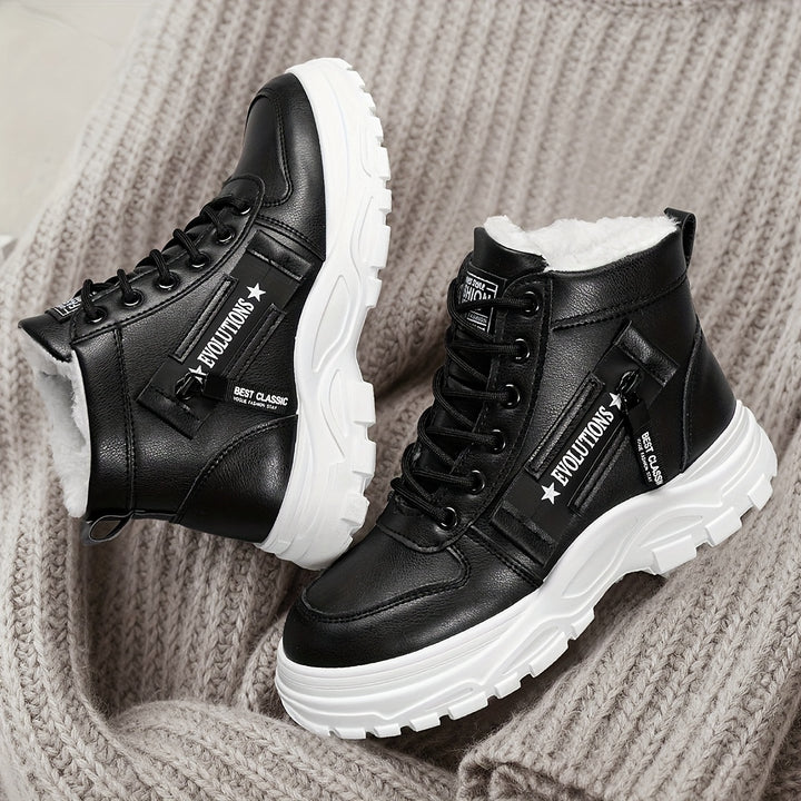 BRONTE™ – Fleece-Lined Platform Boots
