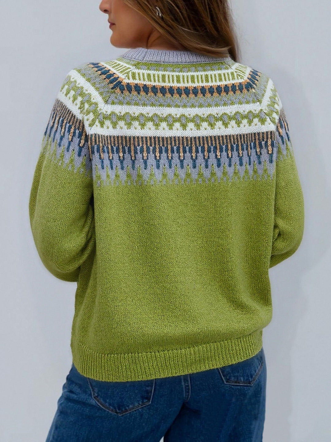 ISLA™ – Nordic Pattern Knit Jumper