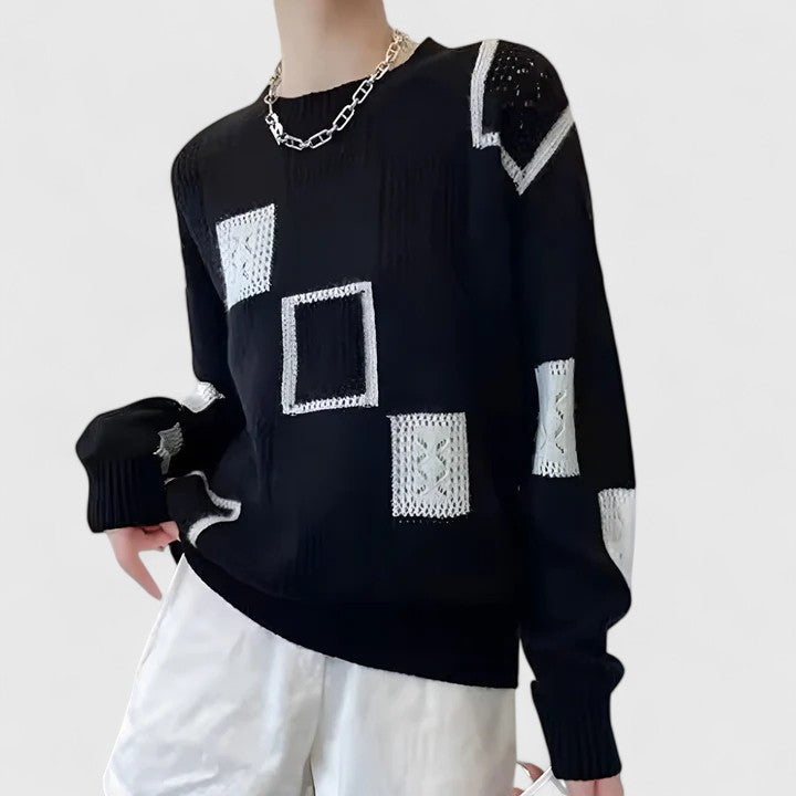 BRITT™ – Geometric Knit Sweater