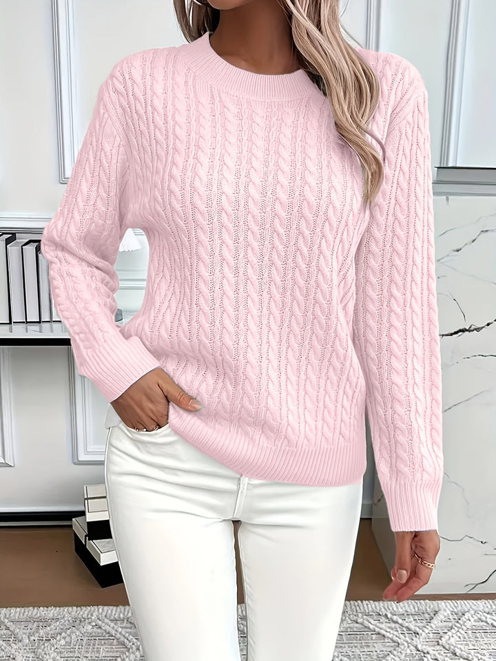 Bernila – Ladies' Cable-Knit Jumper