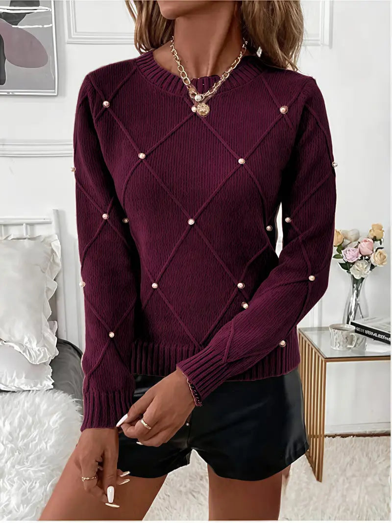 ELSWYN™ – Embellished Knit Jumper