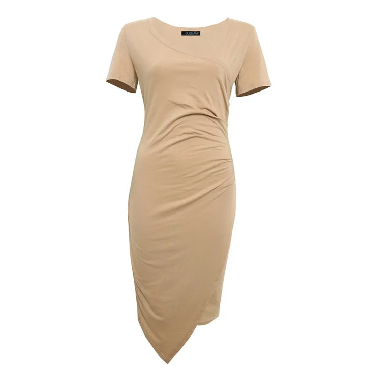 Katie | Women’s Classic Short Sleeve Bodycon Dress