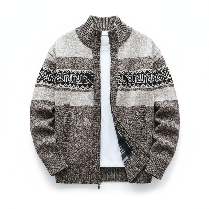 Matthew - Zip-Up Vintage Cardigan