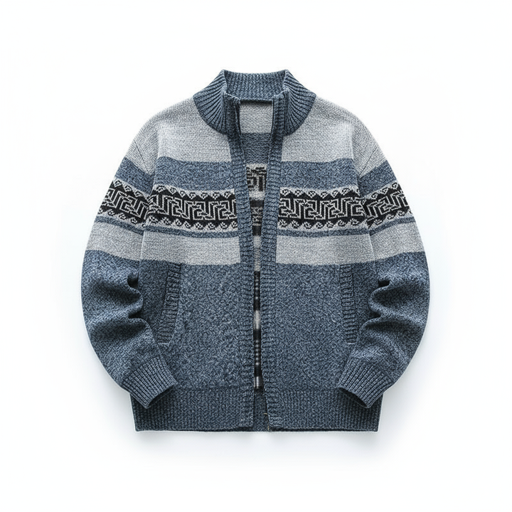 Matthew - Zip-Up Vintage Cardigan