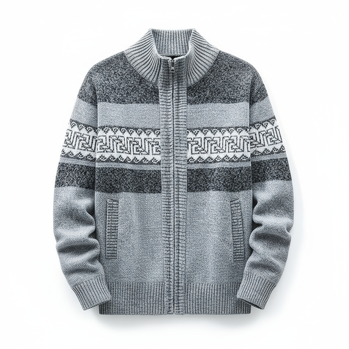 Matthew - Zip-Up Vintage Cardigan