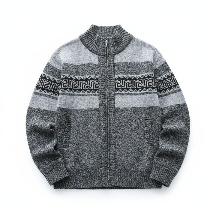 Matthew - Zip-Up Vintage Cardigan